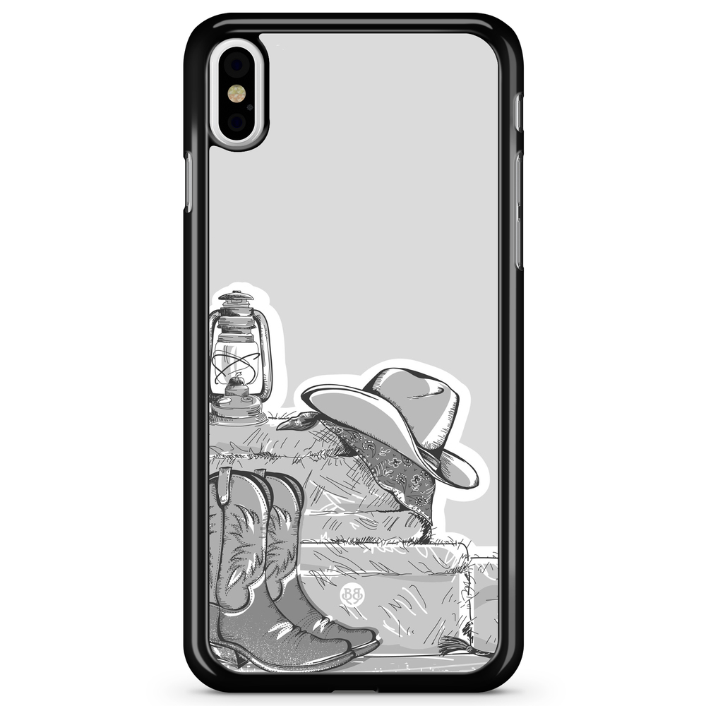 iPhone X / XS Case - Western Black/White