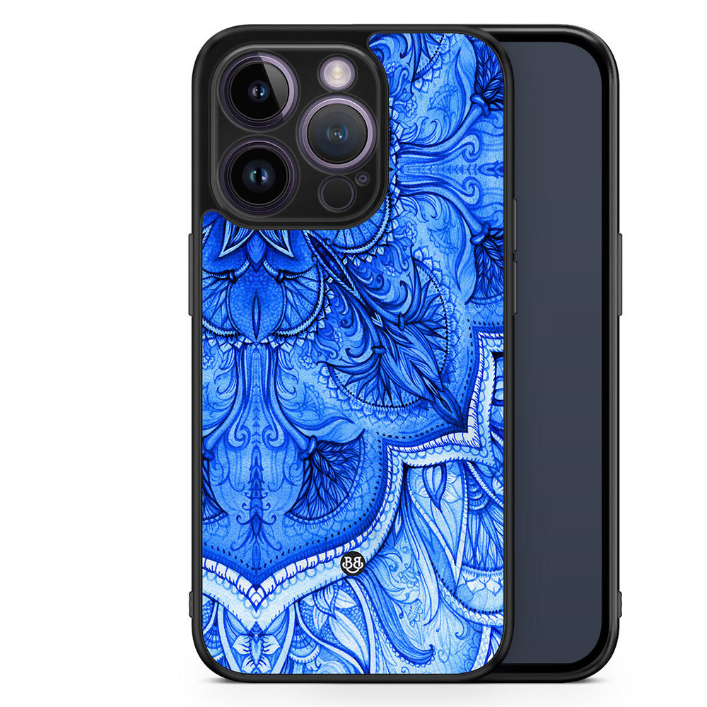 iPhone 14 Pro Case - Blue Vintage