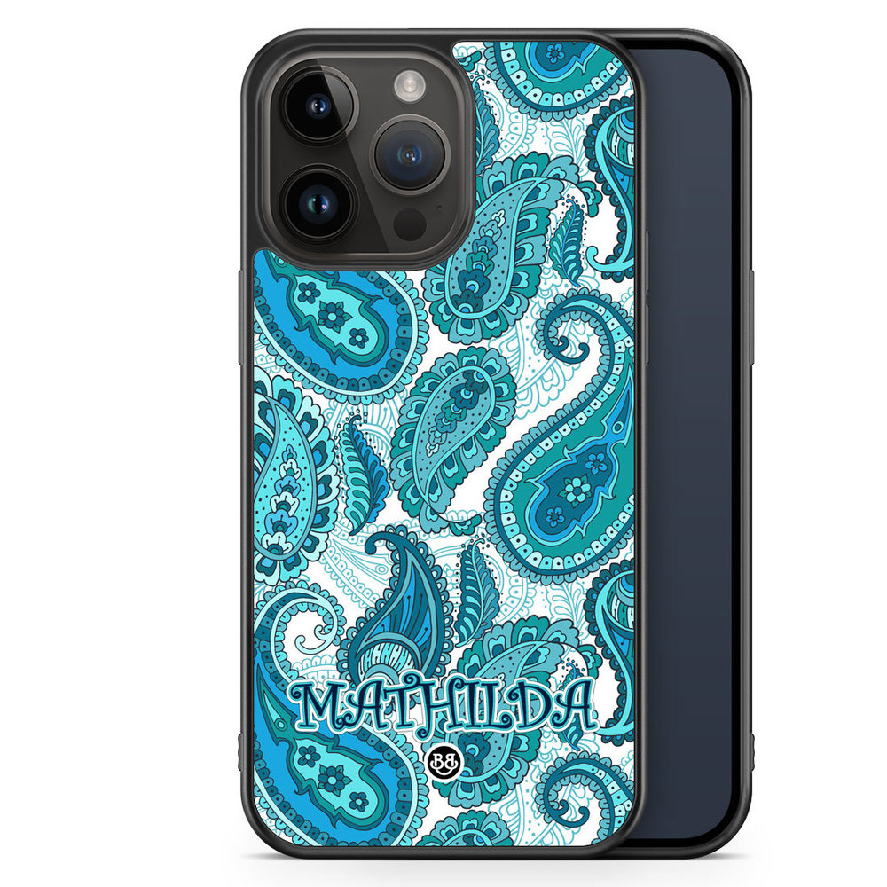 iPhone 14 Pro Max Custom Case - Paisley Name