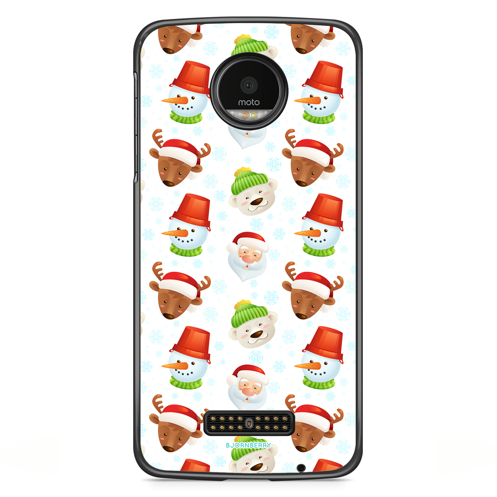 Moto Z2 Play Skal - Tomtemönster
