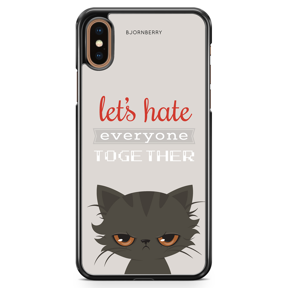 iPhone XS Max Case - Angry Cat