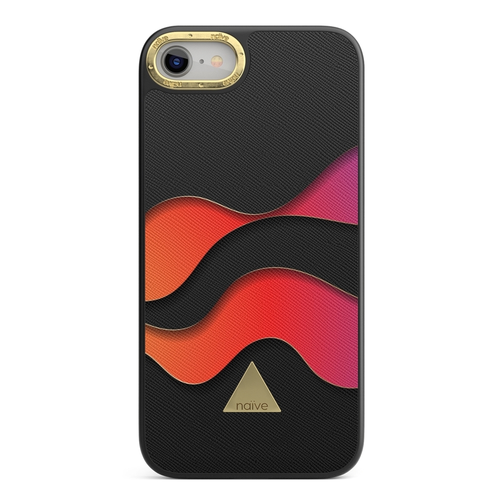 Naive iPhone 7 Skal - Neon Waves