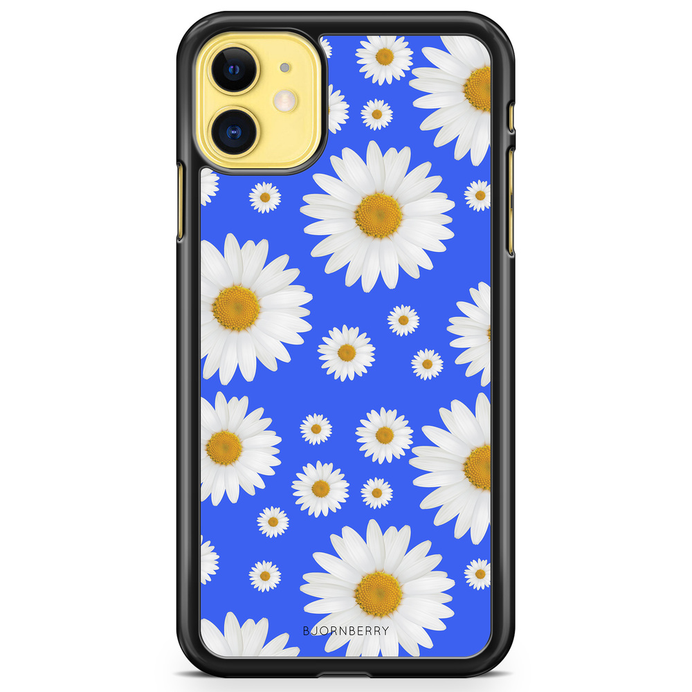 iPhone 11 Case - Blue Daisy Flowers