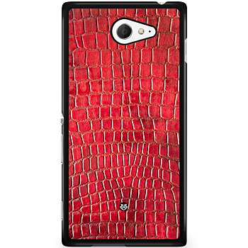 Sony Xperia M2 Aqua Skal - Red Snake