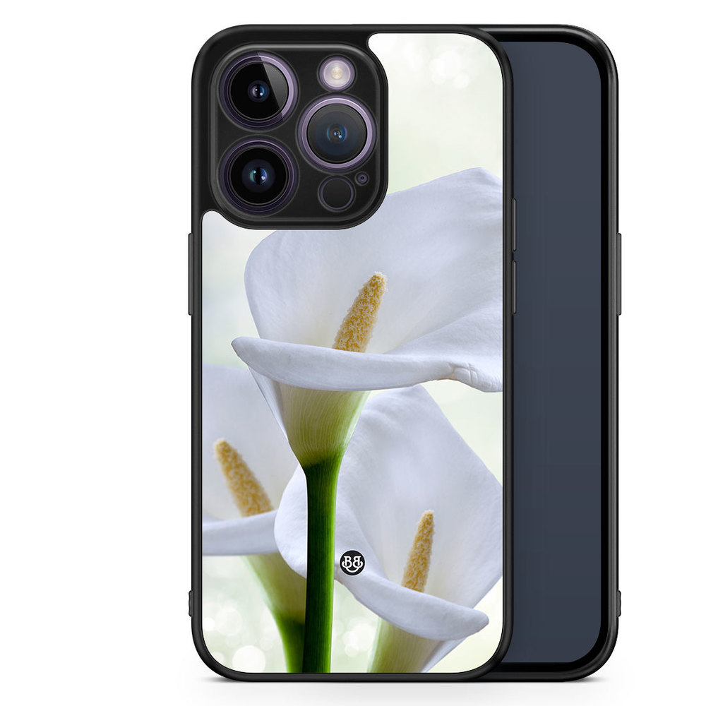 iPhone 14 Pro Case - White Flower