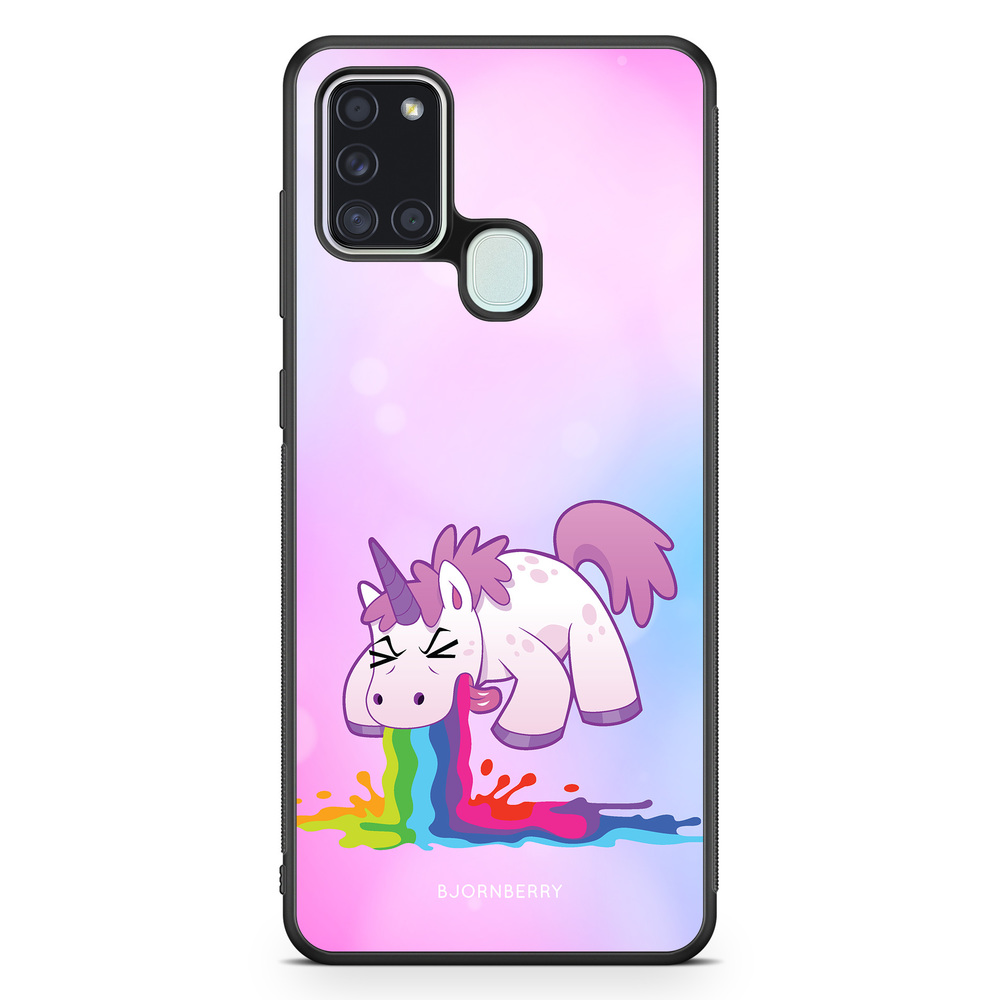 Samsung Galaxy A21s Case - Puking Unicorn