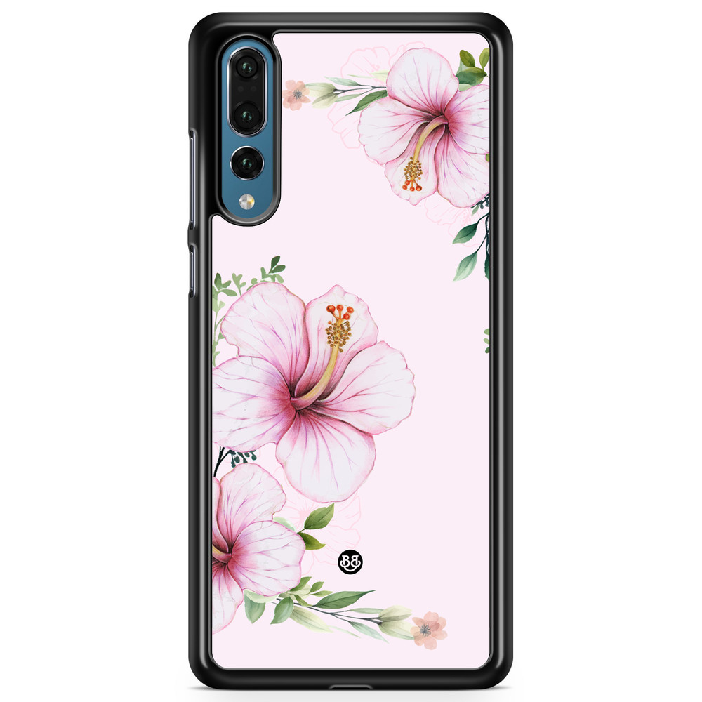 Huawei P20 Pro Case - WILD BLOOM - Soft Hibiscus