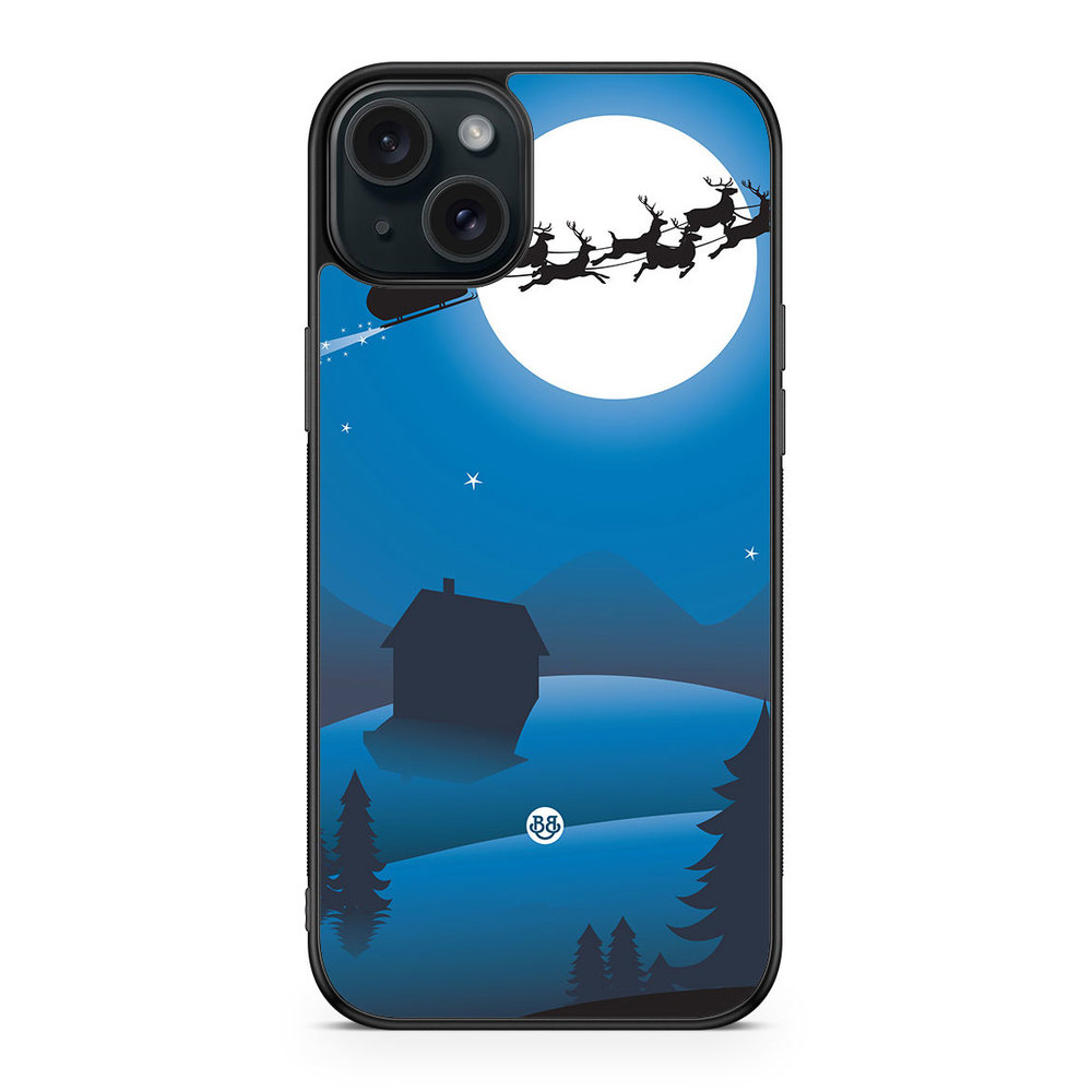 iPhone 15 Plus Case - Festive Sleigh