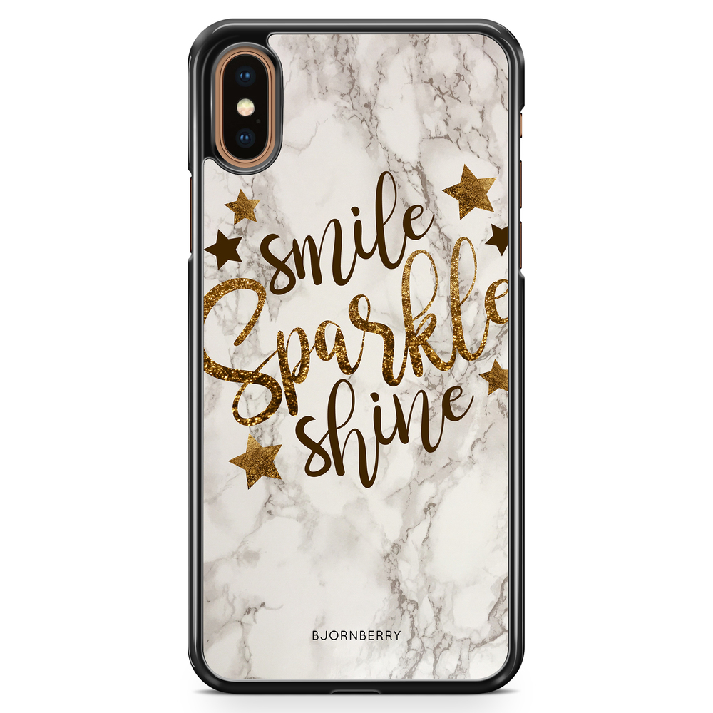 iPhone XS Max Case - Smile,Sparkle,Shine