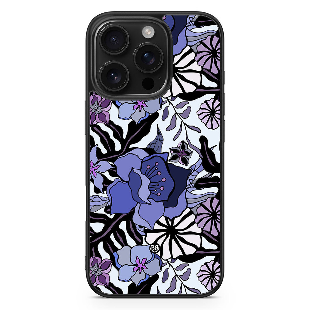 iPhone 16 Pro Case - Purple Flowers
