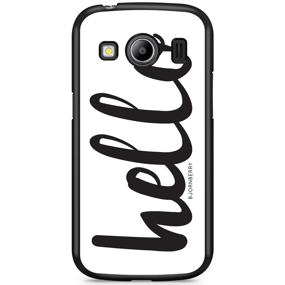 Samsung Galaxy Ace 4 Case - Hello Black