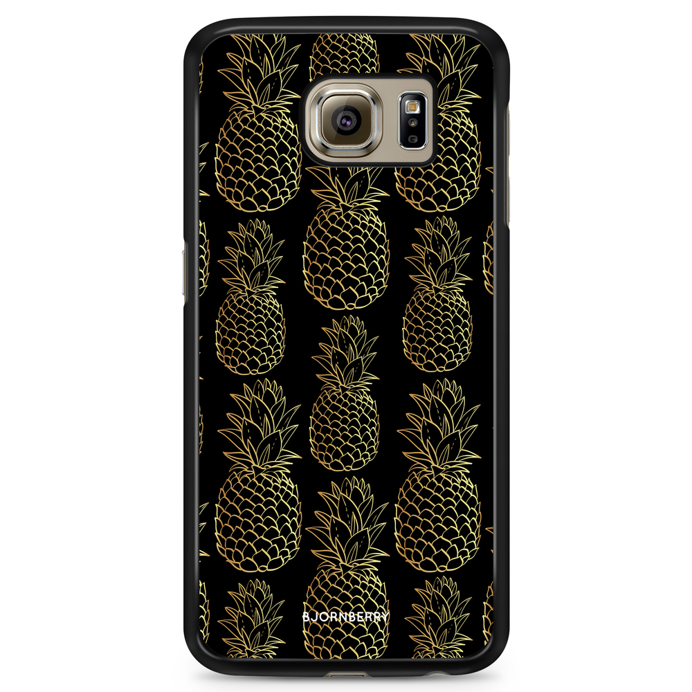 Samsung Galaxy S6 Case - Gold Pineapples