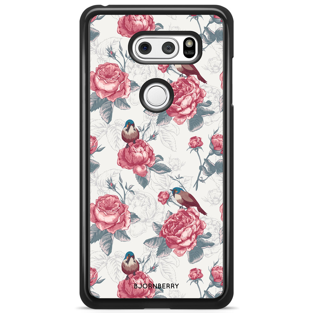 LG V30 Case - Roses and Birds