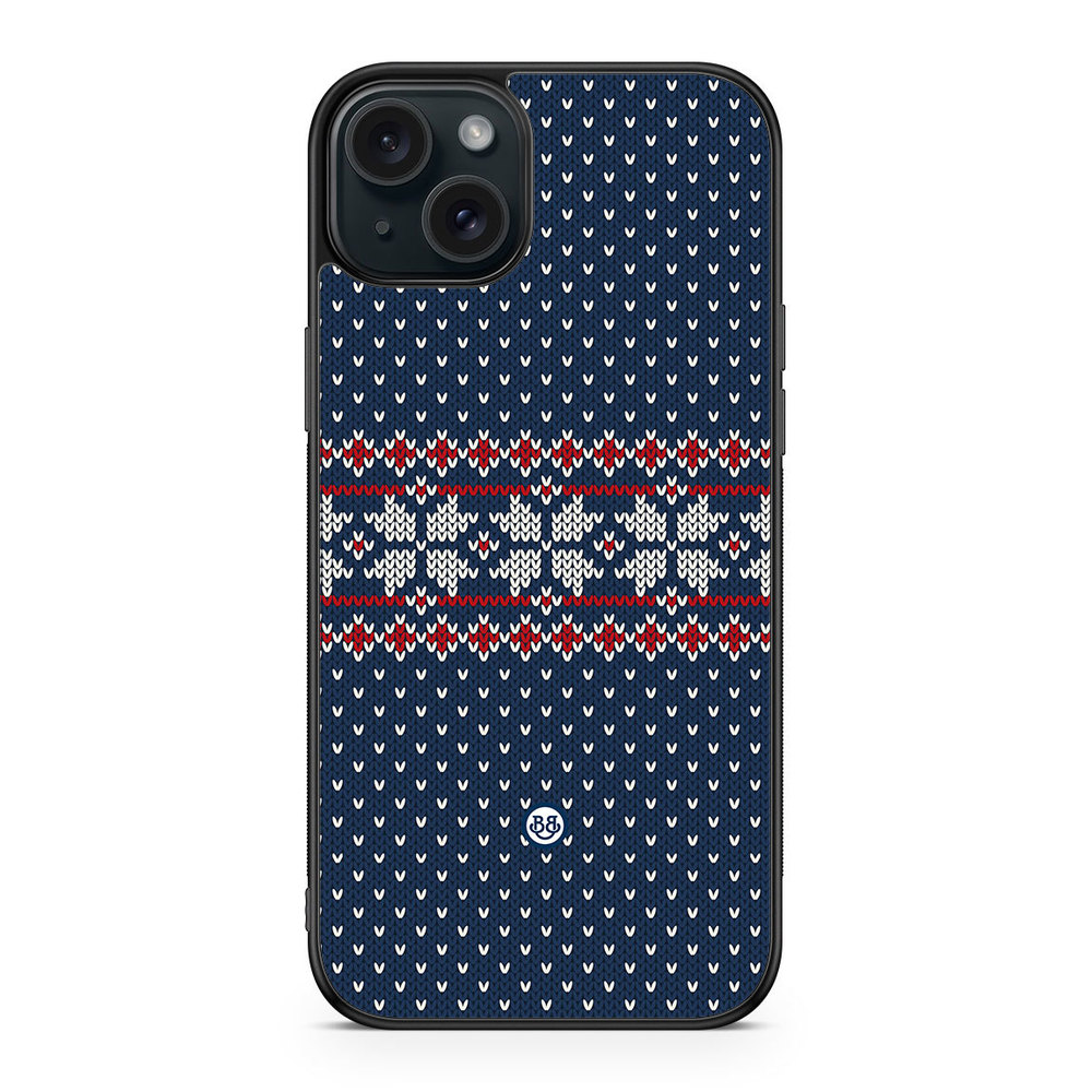 iPhone 15 Plus Case - Knitted Xmas