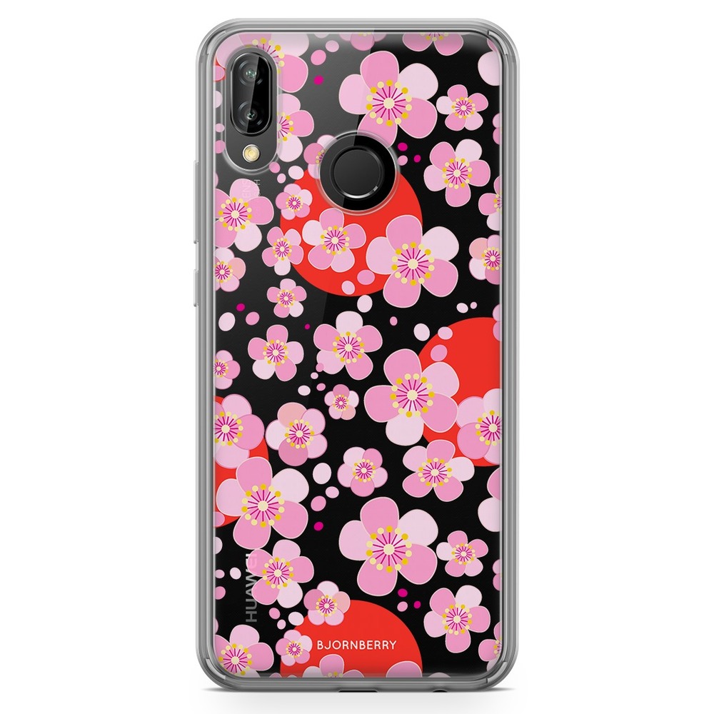 Huawei P20 Lite Fashion Skal - Japanska Blommor