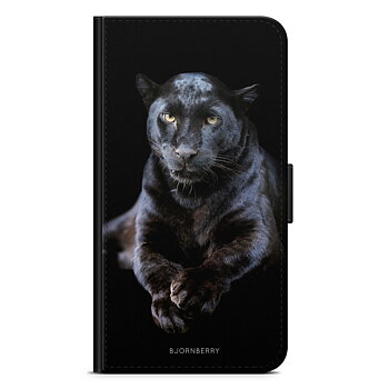 iPhone 12 Pro Max Plånboksfodral - Svart Panter