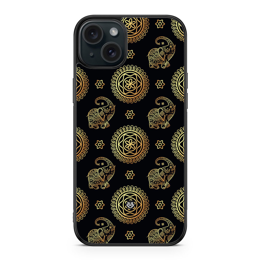 iPhone 15 Plus Case - Elephant Gold