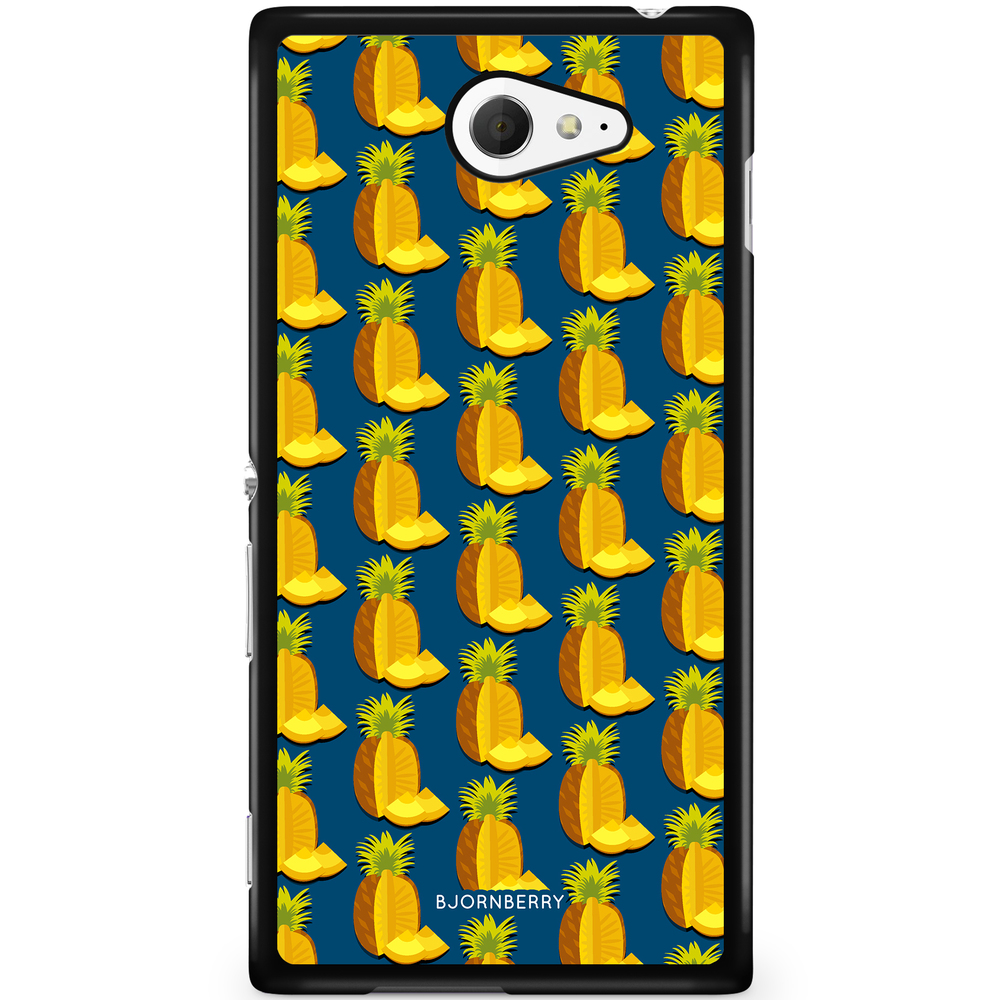 Sony Xperia M2 Aqua Case - Pineapple