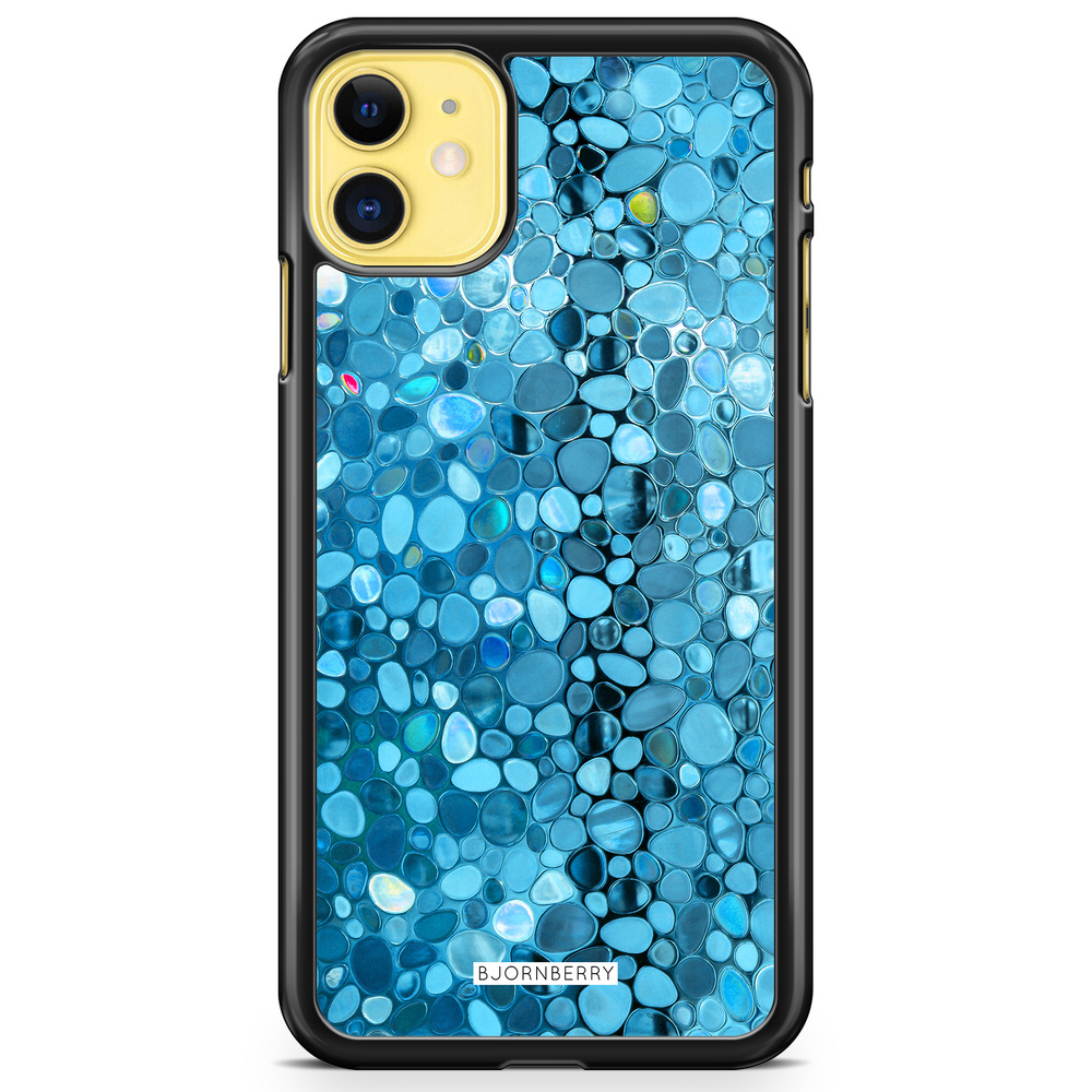 iPhone 11 Case - Stained Glass Blue