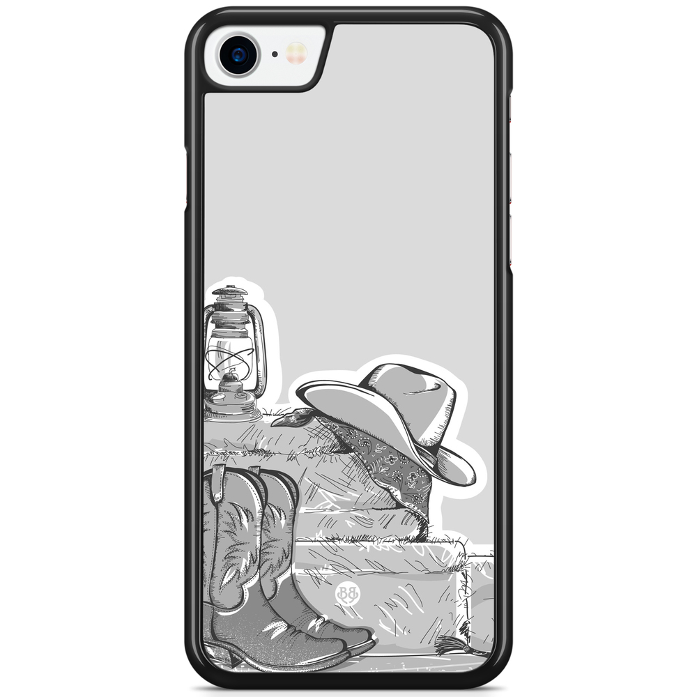 iPhone 7 Case - Western Black/White