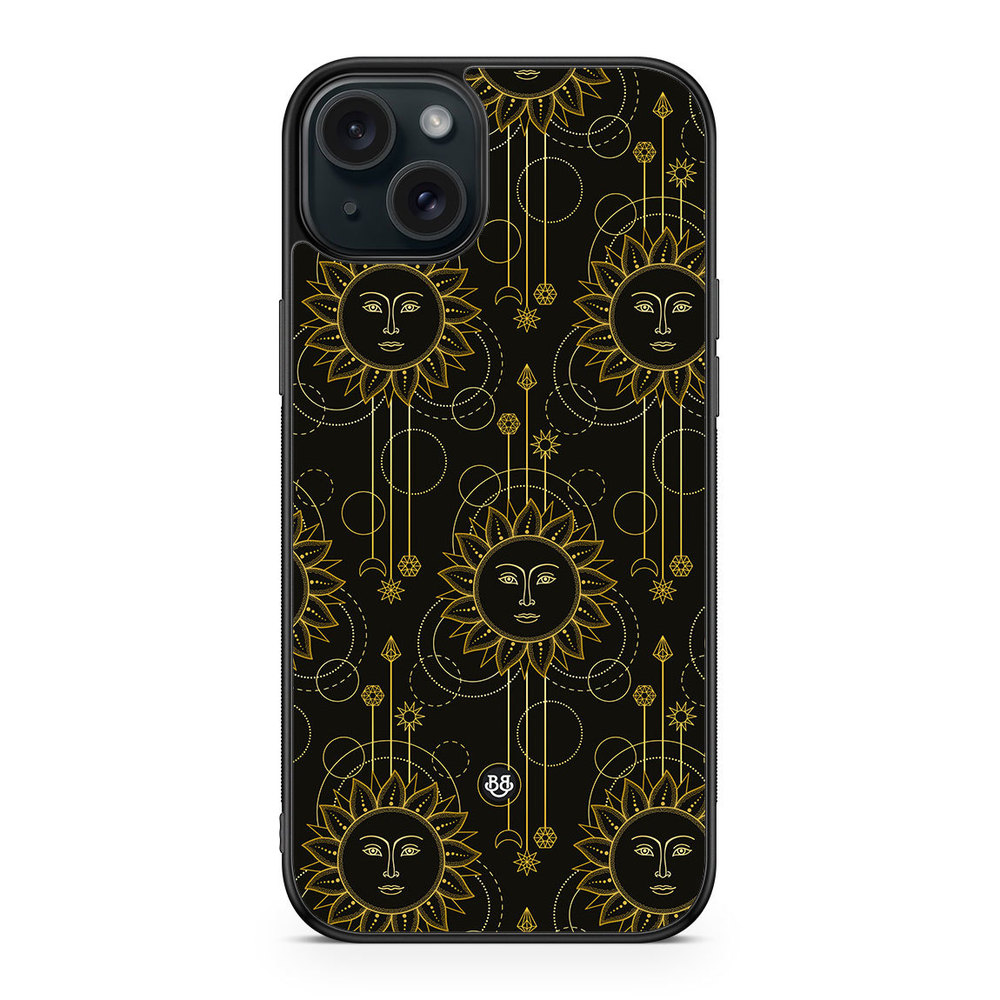 iPhone 15 Plus Case - Gold Suns