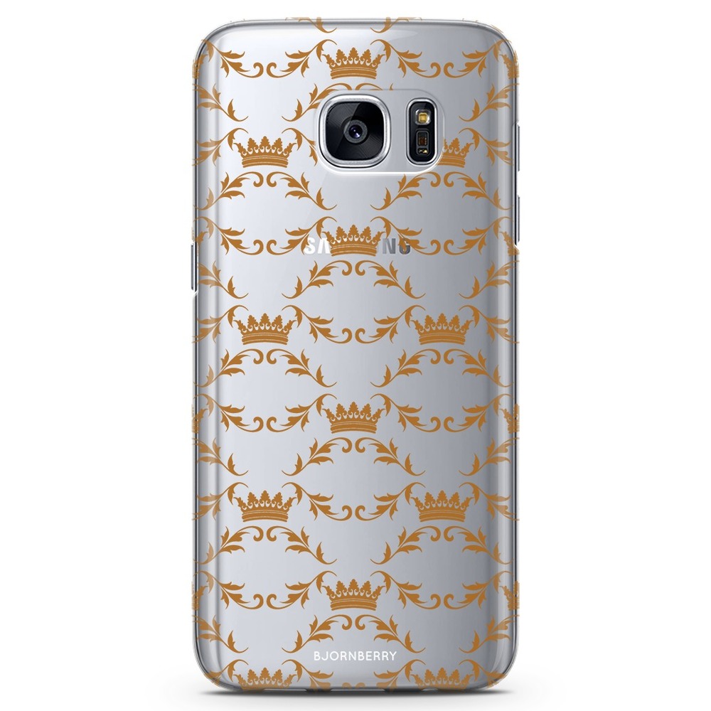 Samsung Galaxy S7 Edge TPU Case - Crown Pattern