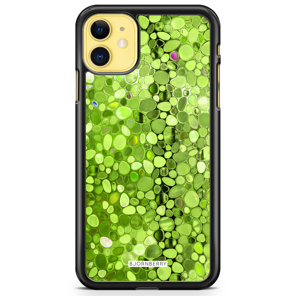 iPhone 11 Case - Stained Glass Green