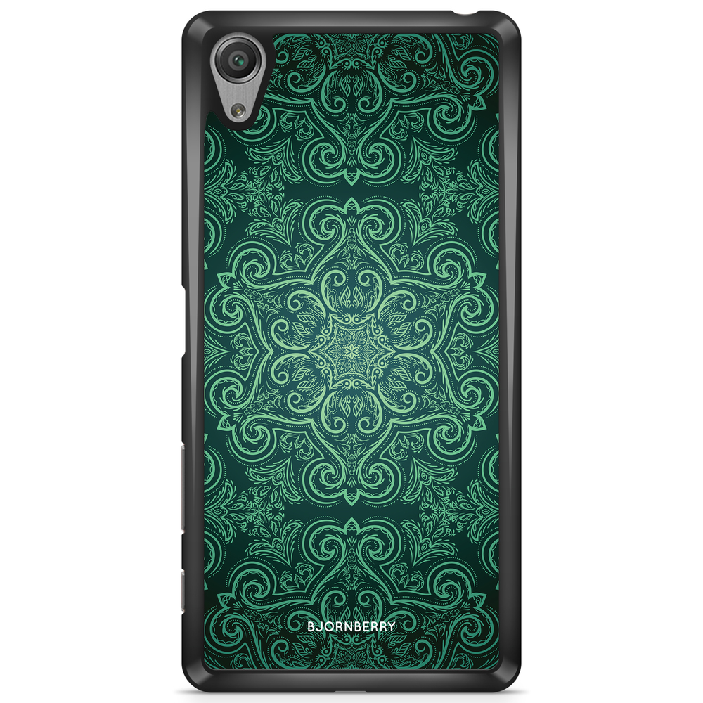 Sony Xperia L1 Case - Green Retro Pattern