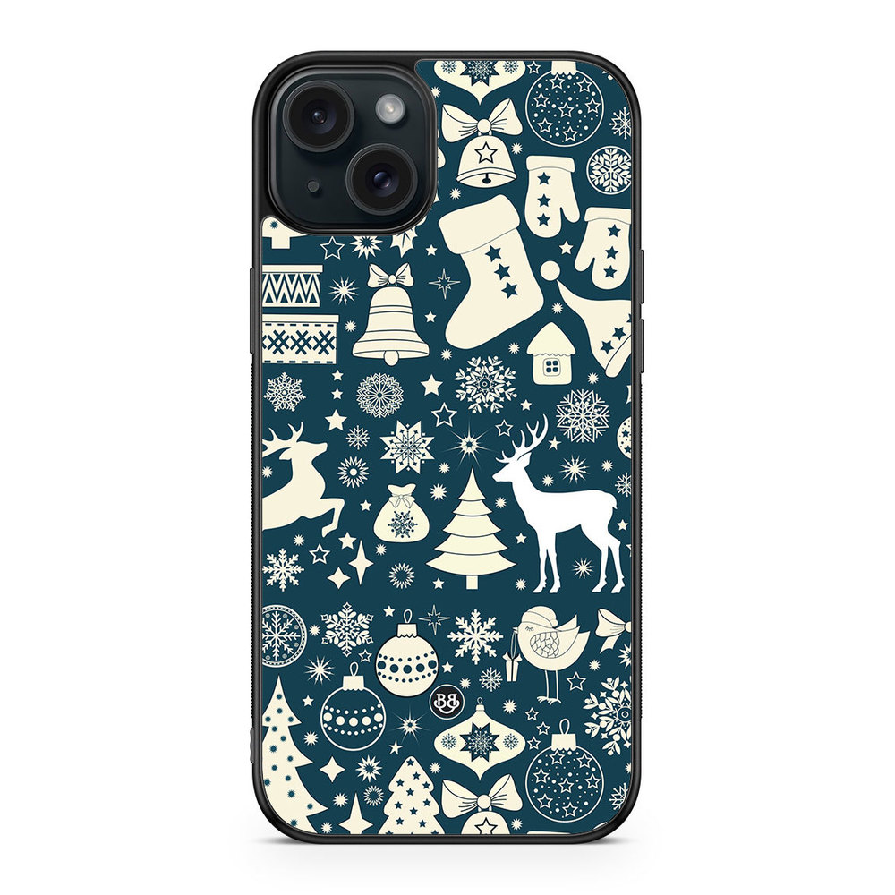 iPhone 15 Plus Case - Reindeers & Spruces