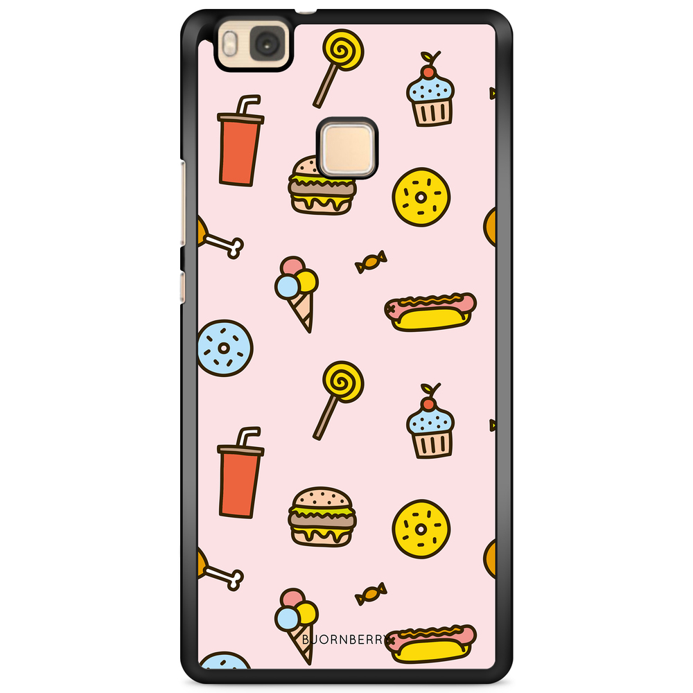 Huawei P9 Lite Case - Junk Food Pattern
