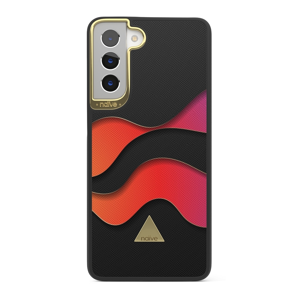 Naive Samsung Galaxy S21 Plus Case - Neon Waves