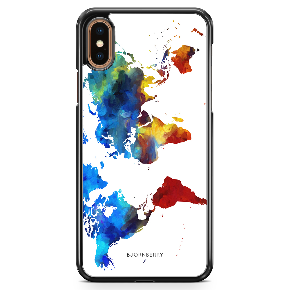 iPhone XS Max Case - World Map