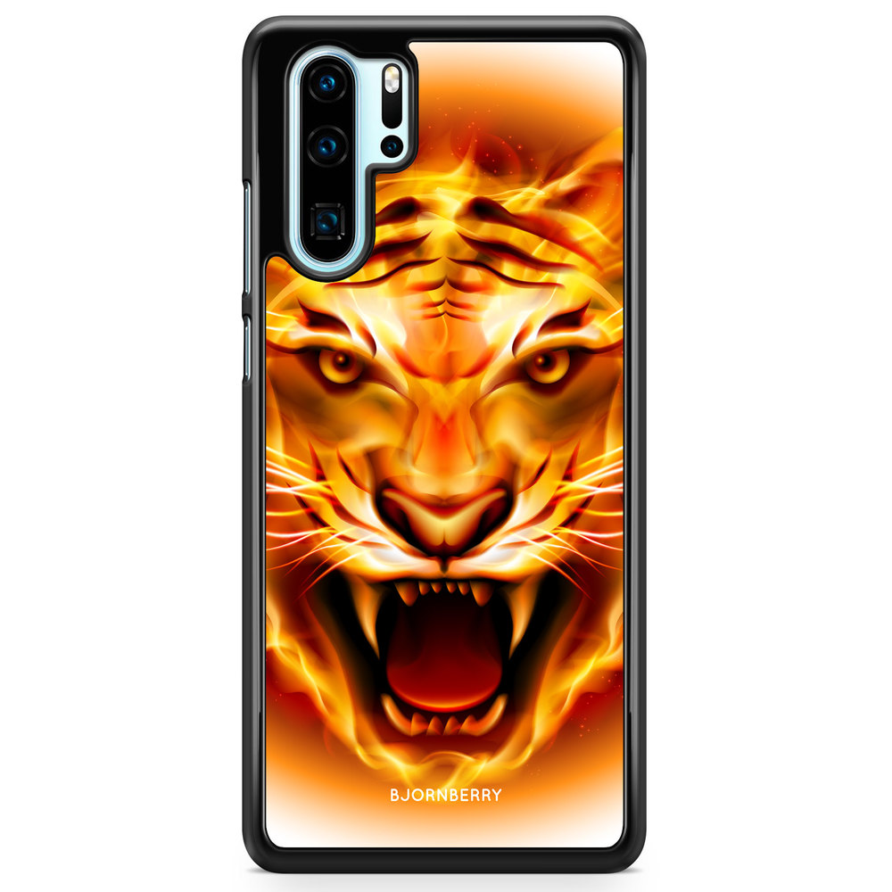 Huawei P30 Pro Case - Flames Tiger