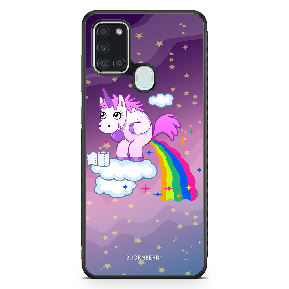 Samsung Galaxy A21s Case - Pooping Unicorn