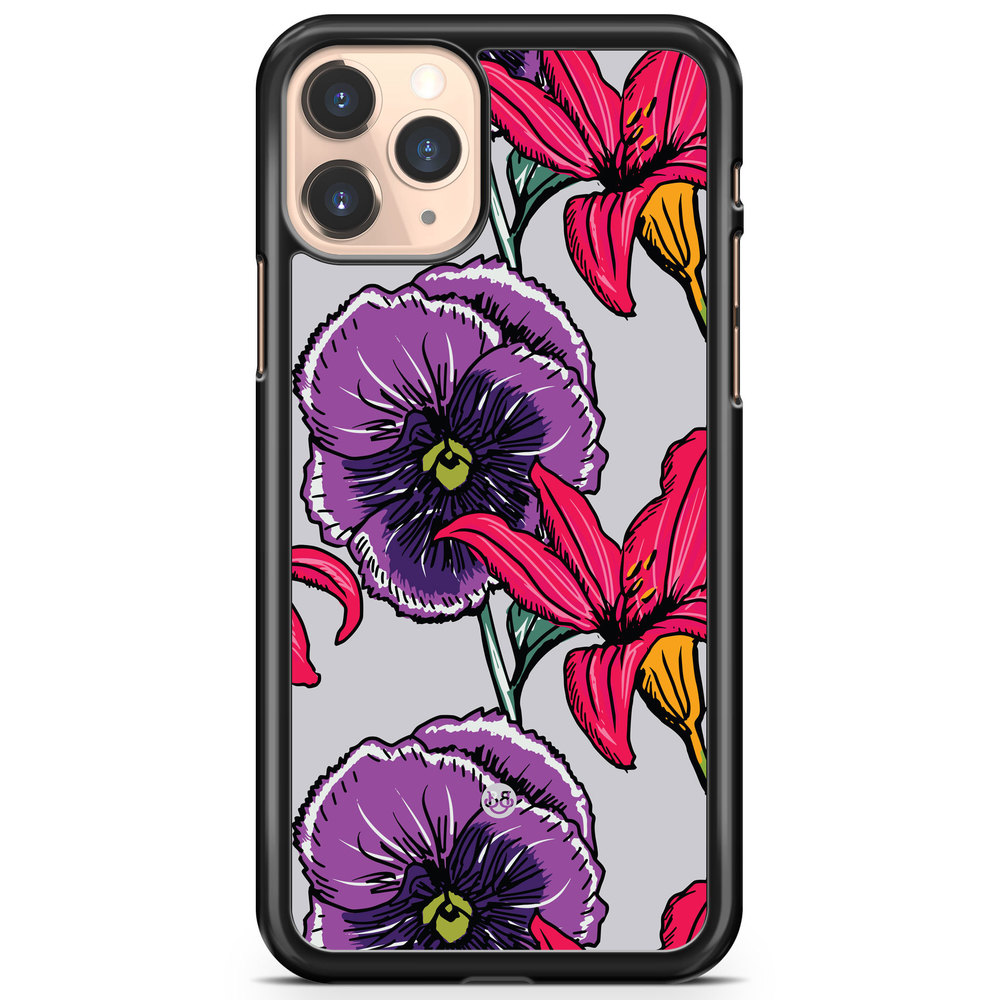 iPhone 11 Pro Max Case - Purple/Cerise Floral