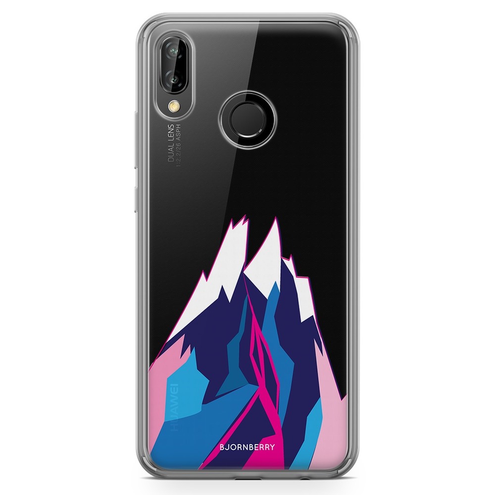 Huawei P20 Lite Fashion Case - Pink Mountain