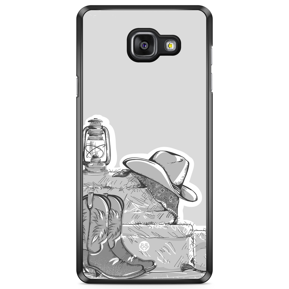 Samsung Galaxy A5 6 (2016) Case - Western Black/White