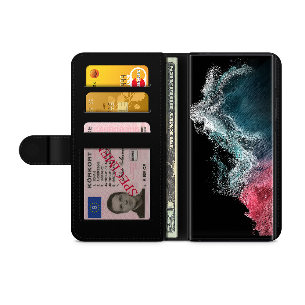 Samsung Galaxy S22 Ultra 5G Wallet Case - Black Eyes - 2