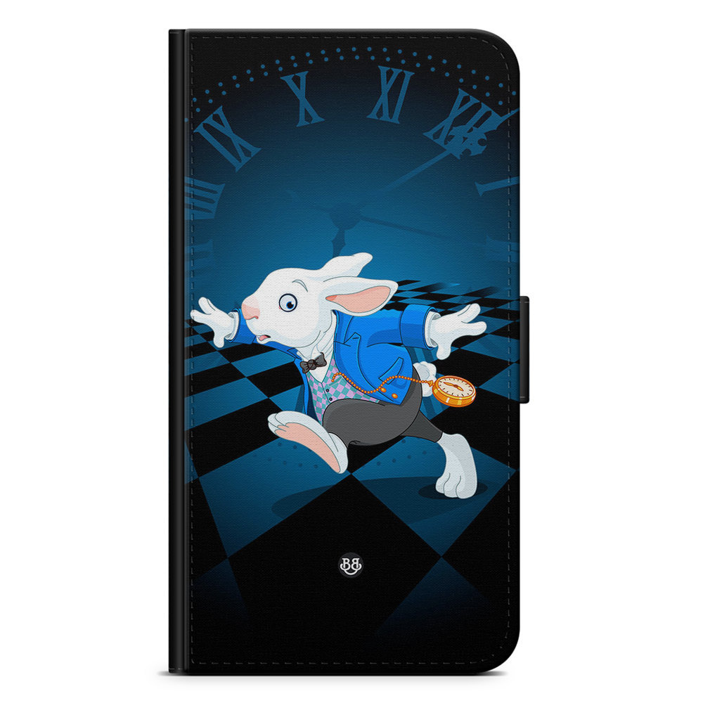 Motorola Moto E40 Wallet Case - White rabbit