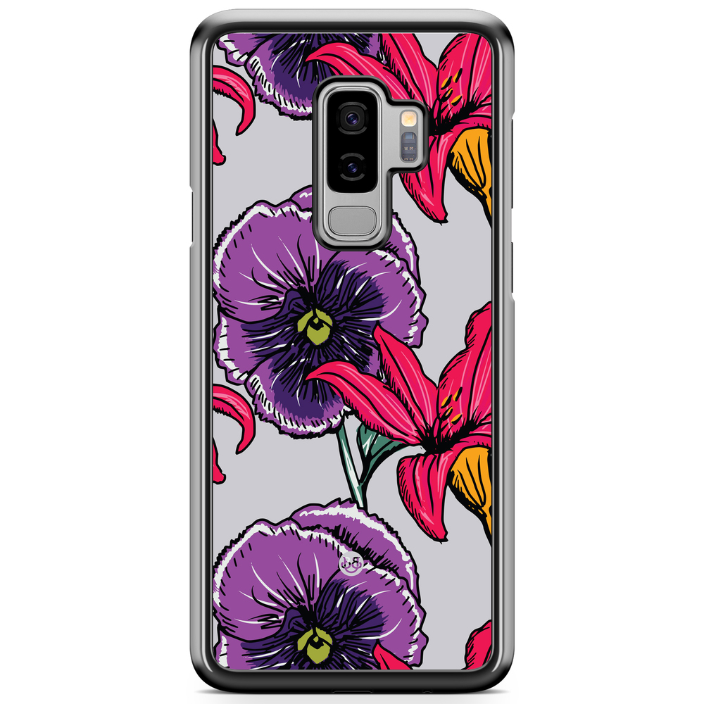 Samsung Galaxy S9 Plus Case - Purple/Cerise Floral
