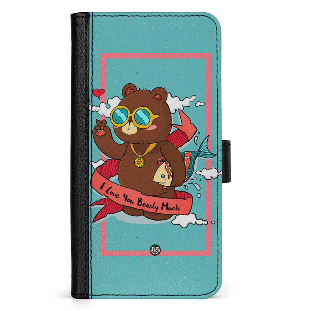 Doro 8050 Wallet Case - Bear Love