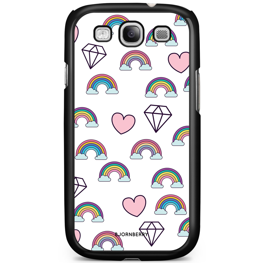 Samsung Galaxy S3 Mini Case - Rainbows & Diamonds