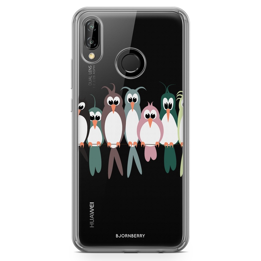 Huawei P20 Lite Fashion Case - Birds on a string
