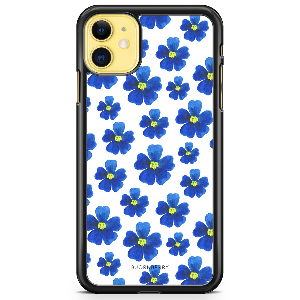 iPhone 11 Case - Blue Flowers