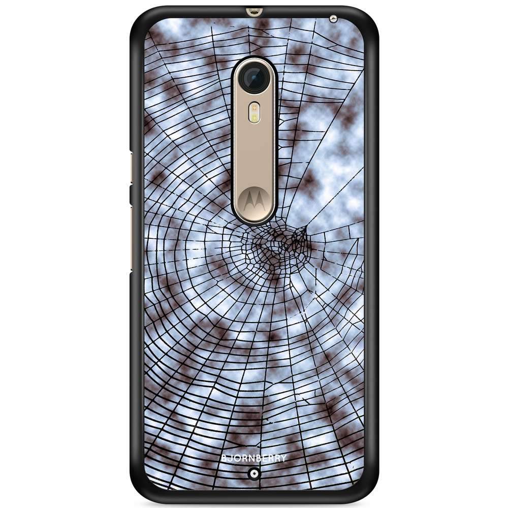 Moto X Style Case - Black Spiderweb