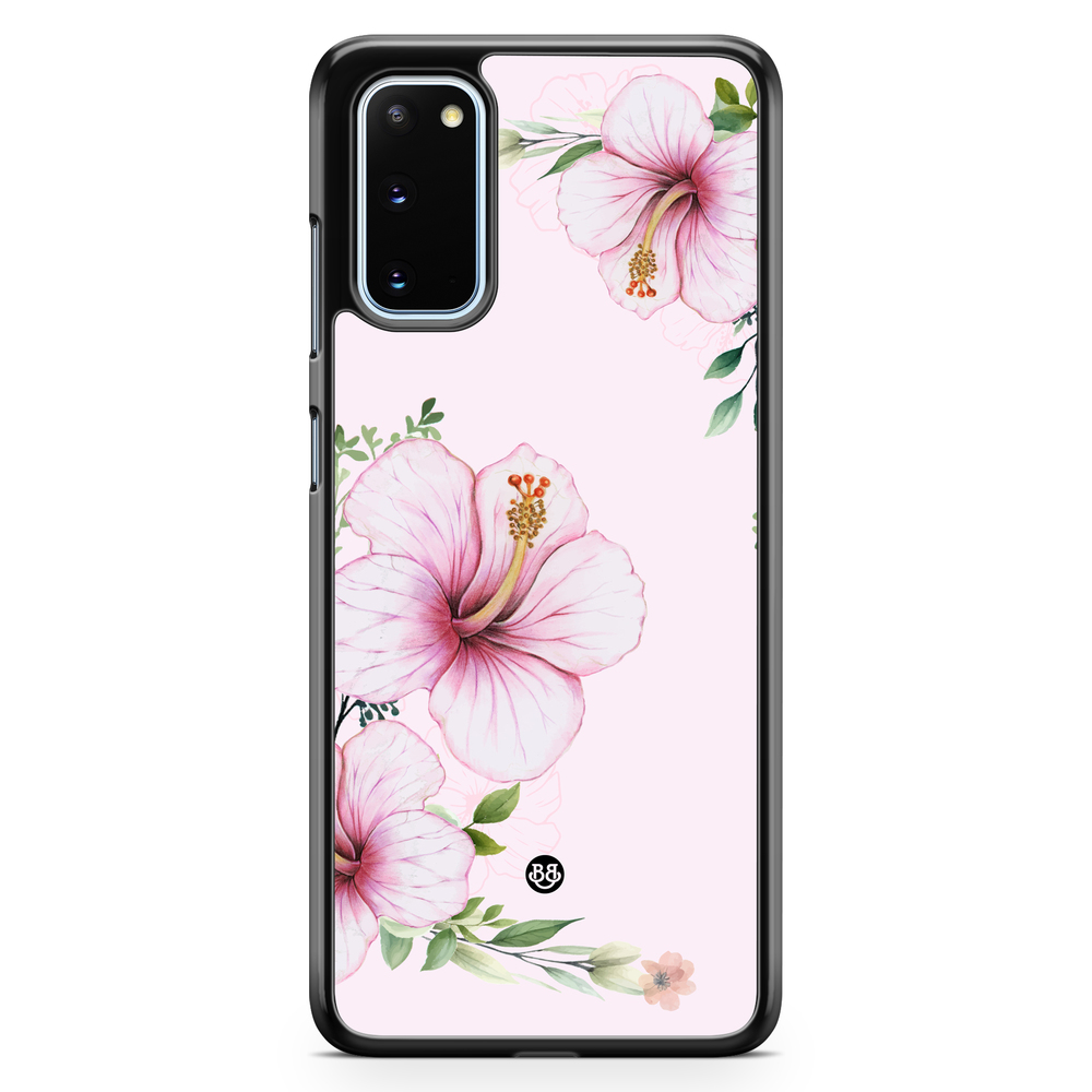 Samsung Galaxy S20 Case - WILD BLOOM - Soft Hibiscus