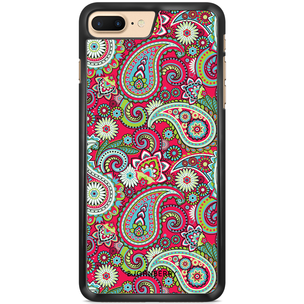iPhone 7 Plus Case - Red Paisley