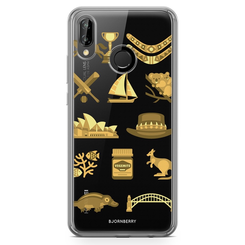 Huawei P20 Lite Fashion Case - Australian Pattern