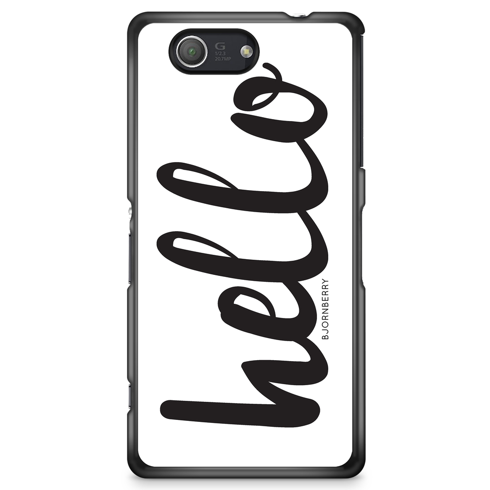 Sony Xperia Z3 Compact Case - Hello Black