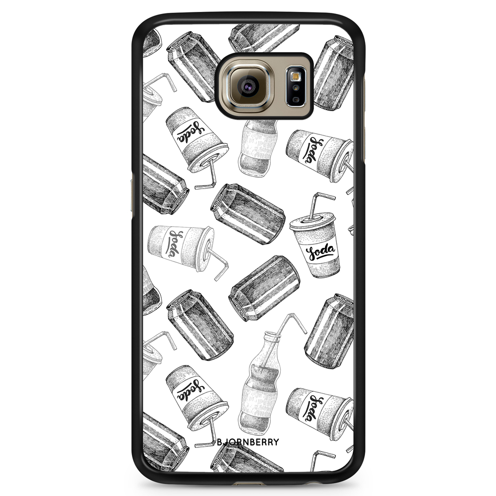 Samsung Galaxy S6 Case - Soda Black & White